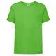 thumbnail image 1 of Fruit Of The Loom - Camiseta básica de manga corta Tacto super suave Modelo Sofspun Unisex Niños Niñas - Deportes/Gimnasia/Correr (Paquete de 2) (Lima) Fruit of the Loom UTBC4273_lime, 1 of 1