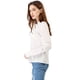 thumbnail image 4 of Blusa De Manga Larga Con Cuello Simulado Bordado Floral Campesino Para Mujer Blanco S Unique Bargains Blusa, 4 of 6