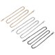 thumbnail image 1 of Monedero Cadena Correa, 3uds 47"x0.24" Hierro Plano Cadena Correa Bolso Cadenas Hombro Cruzado Cuerpo Repuesto Correa (Plata+Oro+Oscuro Gris) Unique Bargains suministros para hacer bolsos, 1 of 6