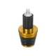 thumbnail image 4 of 2 Piezas Universal 17mm Manillar Extremo Tapas Enchufe para Motocicleta Dorado Tono Unique Bargains Manillar Extremo Tapas Enchufe, 4 of 7
