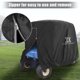 thumbnail image 3 of Negro Impermeable Sol Lluvia Resistente para Golf Carro Funda 242x162x168cm Unique Bargains Coche Cubierta, 3 of 7