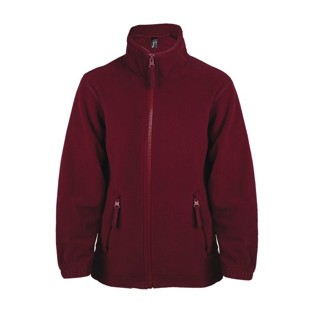SOLS - Chaqueta polar modelo North con cremallera para niños (Vino) SOLS UTPC508_burgundy
