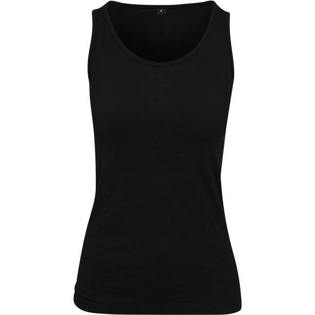 Build Your Brand - Camiseta Sin Mangas para Mujer (Negro) Build Your Brand UTRW7836_black