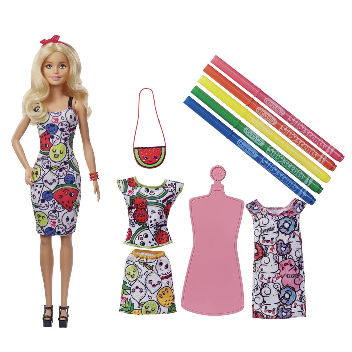 Muñeca Barbie Mattel Crayola