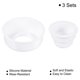 thumbnail image 3 of Alcantarillado Drenaje Tubería Sellado Tapón Silicona Manguera Tapón Junta con Decorativa Cubierta para Cocina Baño, Blanco 3 Juegos Unique Bargains Filtros de desagüe para lavabos y bañeras de baño, 3 of 5