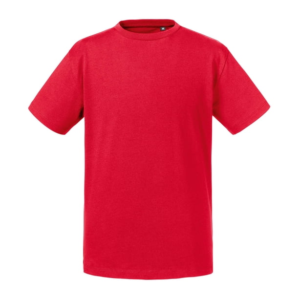 Russell - Camiseta Manga Corta para Niños/Niñas (Rojo) Russell UTBC4711_red