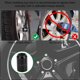 thumbnail image 4 of 20uds Coche M12x1.25 Rueda Orejeta Tuercas Cono Asiento con 1 Llave Negro Unique Bargains Tuercas Antirrobo, 4 of 8