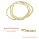 thumbnail image 3 of Pulsera de cuentas para mujer, pulsera de bola de cuentas, kit de pulsera elástica apilable y elásti Unique Bargains pulseras elásticas. Consulte JewelryStyleGuide.pdf para obtener instrucciones adicionales., 3 of 7