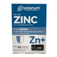 thumbnail image 1 of Suplemento alimenticio Solanum zinc + L-Lisina 45 cápsulas, 1 of 4
