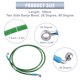 thumbnail image 4 of AN3 M10 Coche Hidráulico Freno Línea Aceite Manguera Tubería Accesorio 28° 90° Verde 160cm Unique Bargains cables de freno para deportes motorizados, 4 of 7