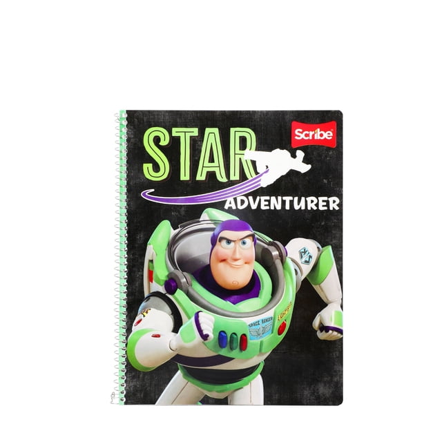 Cuaderno Profesional Scribe Toy Story Cuadro Grande 100 Hojas Espiral Sencillo Varios Modelos 1 pza