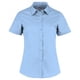 thumbnail image 1 of Kustom Kit - Camisa ajustada de popelín con manga corta para mujer (Azul Claro) Kustom Kit UTPC3073_lightblue, 1 of 1
