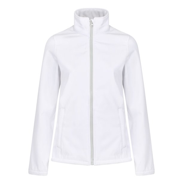 Regatta Standout - Chaqueta softshell imprimible modelo Ablaze para chica/mujer (Blanco/Acero Ligero Regatta UTPC3285_whitelightsteel