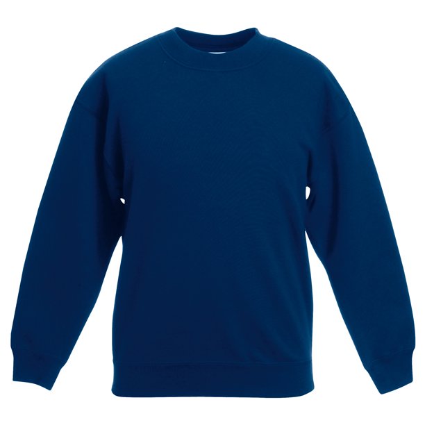 Fruit Of The Loom- Sudadera clásica Modelo 80/20 Classic unisex para niños niñas (Paquete de 2) (Azu Fruit of the Loom UTRW6857_navy