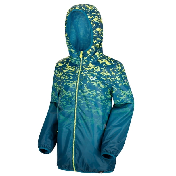 Regatta - Chaqueta con estampado modelo Lever Pixel para niños (Azul mar) Regatta UTRG1999_seablue