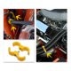 thumbnail image 4 of Aluminio Aleación AN8 Coche Manguera Separador Abrazadera Tubo Conector Tono Dorado Unique Bargains AutoAccesorioMisc, 4 of 7