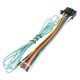 thumbnail image 4 of Vehículo CD Reproductor Cableado Arnés Cable Radio Adaptador 16 Pasadores Unique Bargains Altavoz Conector Arnés, 4 of 6