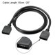 thumbnail image 2 of Cable divisor RGB hembra a hembra de 4 pines Conector de extensión de 50cm de longitud Unique Bargains Cable divisor LED RGB, 2 of 3