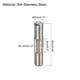 thumbnail image 2 of 3x16mm 304 Inoxidable Acero Espiga Pasadores, 20uds Centro Estriado Plano Chaflanado Extremo Espiga Pasador, Madera Litera Cama Estante Picas Soporte Estantes Fijar Elementos Unique Bargains pasadores, 2 of 5