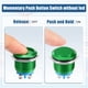 thumbnail image 4 of Ofertas únicas Interruptor de botón momentáneo para automóvil de 19 mm Botón de inicio redondo de metal SPST 1NO AC 250V Verde Unique Bargains interruptores de botón, 4 of 7