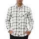 thumbnail image 1 of Lars Amadeus Camisas casuales a cuadros de manga larga con botones y bolsillo M Unique Bargains Camisas, 1 of 6