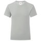 thumbnail image 1 of Fruit of the Loom - Camiseta Iconic Niñas (Cinc) Fruit of the Loom UTRW9056_zinc, 1 of 1