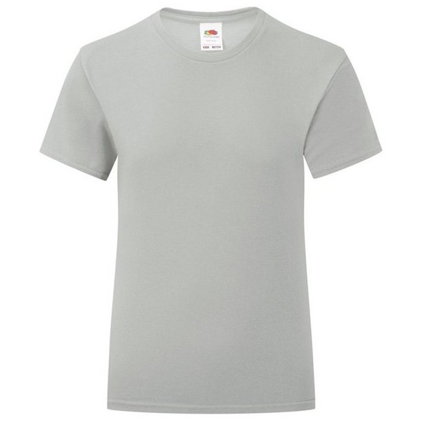 Fruit of the Loom - Camiseta Iconic Niñas (Cinc) Fruit of the Loom UTRW9056_zinc
