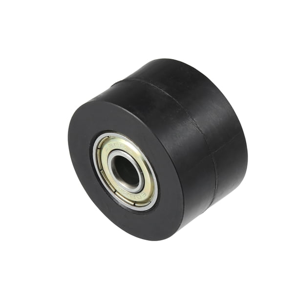 8mm Transmisión Cadena Polea Rodillo Deslizador Tensor para Motocicleta Negro Unique Bargains ajustadores de cadena para deportes motorizados