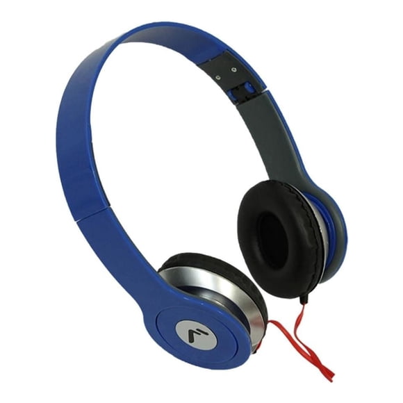 Audífonos On Ear Mitzu MH-5026BL Plegables Azules