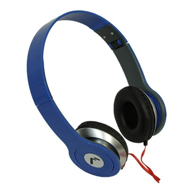 Audífonos On Ear Mitzu MH-5026BL Plegables Azules