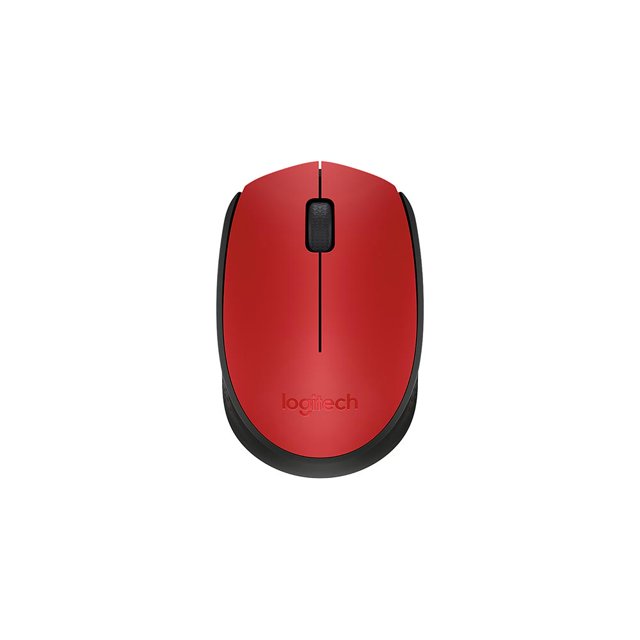 Mouse inalámbrico Logitech M170 rojo