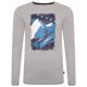 thumbnail image 1 of Dare 2B - Camiseta The Jenson Button Edit Upgrade Diseño Impreso de Jaspeada de Manga Larga para Hombre (Gris Ceniza) Dare 2B UTRG6539_P, 1 of 6
