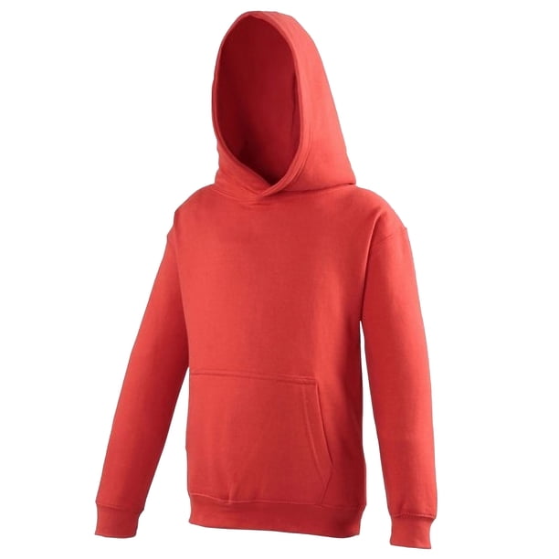 Awdis - Sudadera con capucha unisex para niños/niñas (Rojo intenso) Awdis UTRW169_firered
