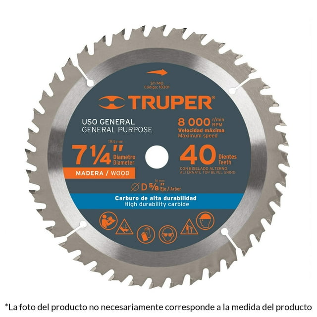 Sierra Circular Truper 7 1/4 pulgadas