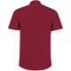 thumbnail image 2 of Kustom Kit - Camisa entallada de popelín y manga corta para hombre (Clarete) Kustom Kit UTPC3072_claret, 2 of 2