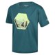 thumbnail image 4 of Regatta - Camiseta Alvarado VI Hexágono para Niños/Niñas (Verde Pacífico) Regatta UTRG7053_pacificgreen, 4 of 6