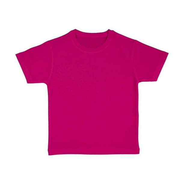 Nakedshirt - Camiseta de manga corta de algodón orgánico modelo Frog para niños (Rosa oscuro) Nakedshirt UTBC3746_darkpink