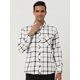 thumbnail image 3 of Lars Amadeus Camisas casuales a cuadros de manga larga con botones y bolsillo M Unique Bargains Camisas, 3 of 6