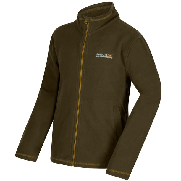 Regatta Great Outdoors - Chaqueta polar ligera con cremallera completa modelo King II para niños/2 (Verde Ciprés) Regatta UTRG565_cypressgreen