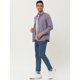 thumbnail image 4 of Lars Amadeus Camisas casuales a cuadros de manga larga con botones y bolsillo para hombre marrón azu Unique Bargains Camisas, 4 of 6