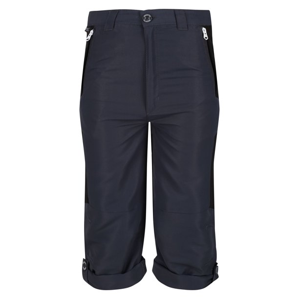 Regatta - Pantalones Sorcer V Diseño Montaña para Niños/Niñas (Gris India, Negro) Regatta UTRG7536_indiagreyblack