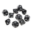 thumbnail image 3 of Juego de Dados Poliédricos D10 de 20 Piezas, Dado Cara Fiesta, Juego de Rol , Juguete Rojo y negro Zulema Dados de acrílico de diez caras, 3 of 7