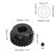 thumbnail image 2 of 14mm Interior Apertura 25T Helicoidal Engranaje 1 Mod Endurecido 45# Acero Espolón Diferencial 5x2,3mm Chavetero Motor Engranaje Piezas Accesorios, Izquierda Dirección Unique Bargains ruedas dentadas, 2 of 5