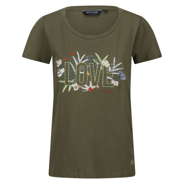 Regatta - Camiseta Filandra VII Amor para Mujer (Trébol de Cuatro Hojas) Regatta UTRG9282_fourleafclover