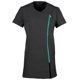 thumbnail image 1 of Premier - Túnica uniforme Camellia para salón de belleza /spa para mujer señora (Negro/Turquesa) Premier UTRW1129_blackturquoise, 1 of 1
