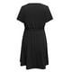 thumbnail image 5 of Vestido largo hasta la rodilla con botones y cuello redondo de manga corta, informal, cómodo, a la m Pompotops ghjkhdj12976, 5 of 5