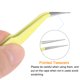 thumbnail image 4 of Precisión Curva Punta Pinza Inoxidable Acero Multifuncional Amarillo Blanco 4uds Unique Bargains pinzas industriales, 4 of 5