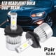 thumbnail image 2 of 1 par 36W Coche LED Faro Bombilla S2-H4 4000LM 6000K Frío Blanco Unique Bargains bombilla de faro led, 2 of 9