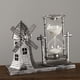 thumbnail image 5 of Torre de luz de estilo Retro, reloj de arena, temporizador de arena, figurita, centro de mesa de reloj de arena, adornos para mesa, cocina, cafetería, , argén Gloria reloj de arena de hierro, 5 of 7