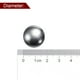 thumbnail image 4 of 8uds Precisión Bolas 18mm Diámetro G10 Cromo Acero Bolas para Rodamientos, Plata Unique Bargains bolas de precisión de acero inoxidable, 4 of 7